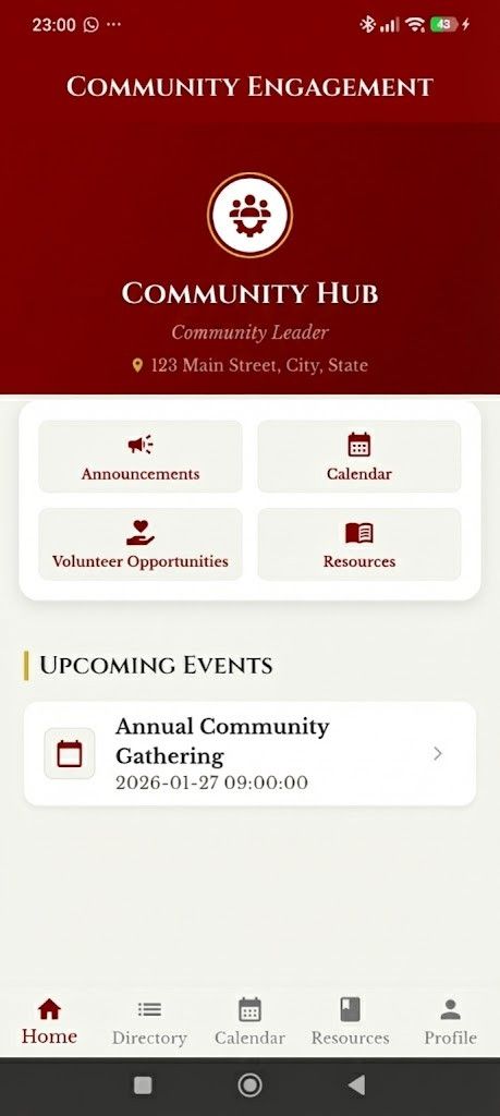 Community home